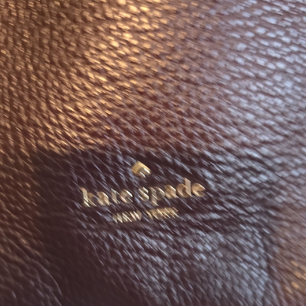 Kate Spade Dark Plum Wine Leather Shoulder Bag - Picture 9 of 9